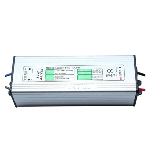Alimentation pilote LED 50w étanche pour potager d'intérieur et serre de jardin