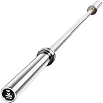 7FT Bar Olympic Barbell, 1000lb Capacity Weight Bar for Strength Training, 2 Inch Strength Training Bar With Knurled Grip for Squats, Deadlifts, Presses, Rows, Curls