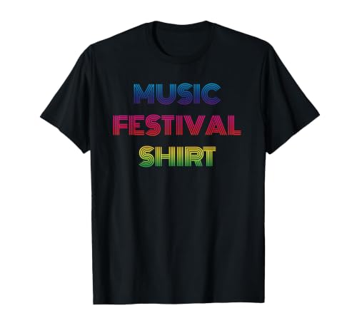 Music Festival T-Shirt T-Shirt, Men, Black, Small