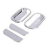 ドア ハンドル グリップ カバー 左右セット シルバー メッキ いすゞ いすず 2t NEW エルフ 超低 PM エルフ 07 エルフ ローキャブ 用 社外品 カスタムパーツ