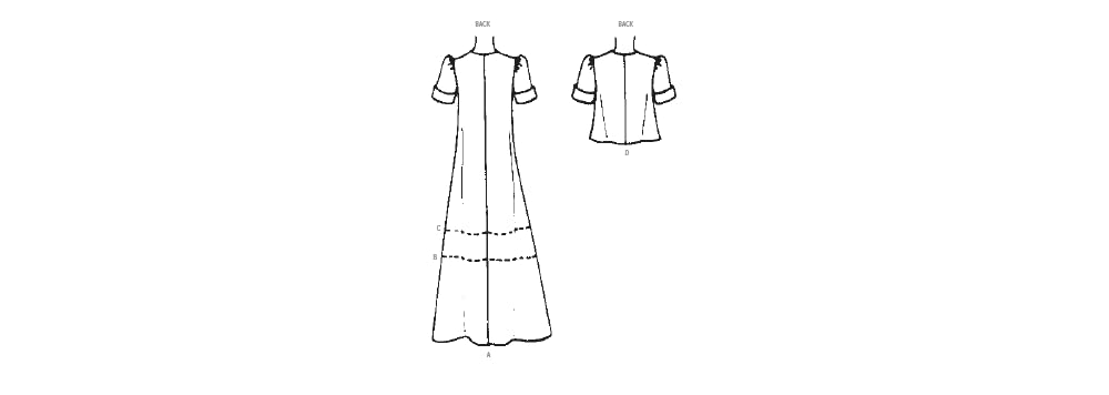 MCCALLS Sewing Pattern M8492H5 Misses' Dress or Top H5 (6-8-10-12-14), Multicoloured - Image 3