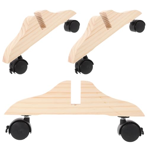 Soporte Base Móvil Flexible y Resistente con Ruedas para Separador de Ambientes de Madera 2