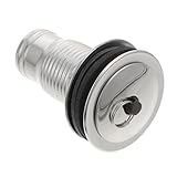 TOMETURE Tapón para Lavabo y Fregadero de Baño y Cocina de Acero Inoxidable Fuerte Función de Sellado y Resistente, Adecuado para Accesorios de Drenaje