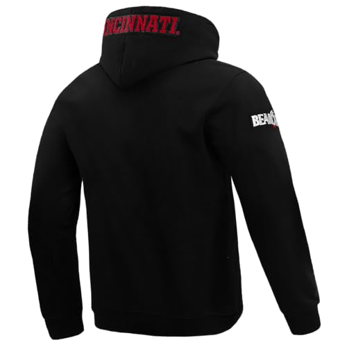 Sudadera con capucha para hombre Pro Standard College de algodón grueso con parches 2