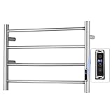 SHARNDY Towel Warmer with Built-in Timer ETW29 for Bathroom Wall Mounted Bath Towel Heater Plug-in E