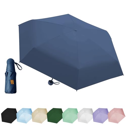 EEPLUYTY Mini-Regenschirm, Sechs-Knochen-Regenschirm, UV-Schutz-Regenschirm, Sonnenschutz-Regenschirm für den Außenbereich, Regen- oder Sonnenschein-Regenschirm, uv schutz und tragba(königsblau) EEPLUYTY Mini-Regenschirm, Sechs-Knochen-Regenschirm, UV-Schutz-Regenschirm, Sonnenschutz-Regenschirm für den Außenbereich, Regen- oder Sonnenschein-Regenschirm, uv schutz und tragba(königsblau)