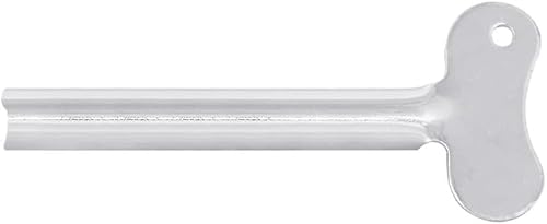 6 silberfarbene Metall-Tubenquetscher für Zahnpasta, Metall, Haarfärbemittel, Farbroller, Spender, Werkzeug, langlebige Verarbeitung, Zahnpasta- und Haarfarben-Spender, Werkzeug für den täglichen