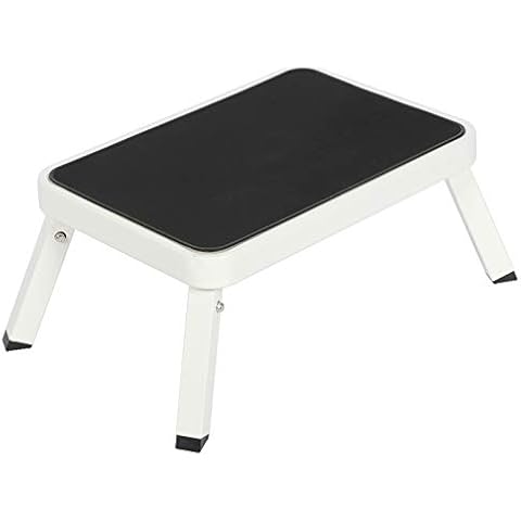 Badhocker, Tragbare Höhe 7,1 Zoll Klappbarer Metall Tritthocker Kinder Tritthocker rutschfest Cover