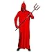 Widmann - Kinderkostüm Teufel, Kapuzengewand mit Maske, Halloween, Karneval, Mottoparty
