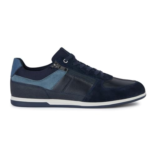 Geox U Renan B, Zapatillas Hombre, Azul Marino, 43 EU