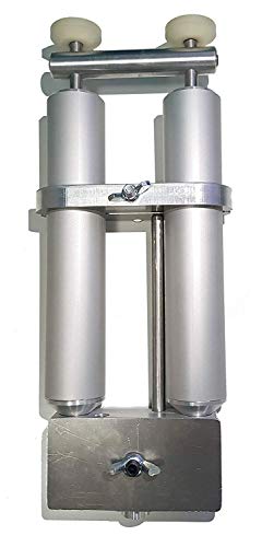 Authentic Handmade 120+120 ml Aluminum Twin Dual Injector Mixing Set for Soft Plastic Fishing Bait Forms Lure