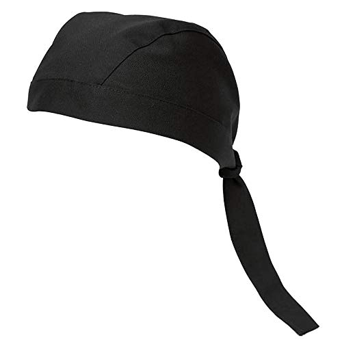 BP 1590-400-32-One Size Bandana, mit verstellbarem Band auf der Rückseite, 215,00 g/m² Stoffmischung, schwarz, One Size, 2 Stück