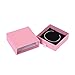 Produktbild Csheng Ring-Geschenkbox Kraftpapierboxen Speicherorganisator Stud Box Schmuckaufbewahrung Geschenkbox Mit Schubseil Rosa Ringschachtel Bangle Box