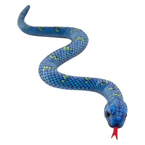 Nybhyjka Snake Plush, animal de peluche de serpientes | Proporro de broma de Cobra - 39 pulgadas rellenas falsas serpientes peluches grandes juguetes cobra cumpleaños cumpleaños para niños niños niños