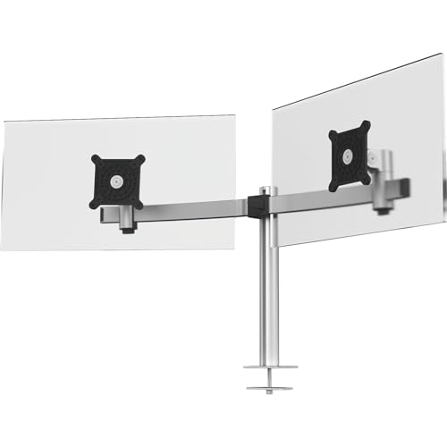 Support double écran pour optimiser le multitâche sur deux moniteurs de 21 à 27 pouces inclinable - 5