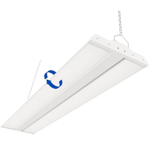 JTT 300/240/200W LED Linear High Bay Light, 45000LM Linear Shop Light Commercial 120-277V, 4000/5000K High Bay Lights Shop Workshop Store Commercial Supermarket Warehouse Basement, 1-Pack ETL