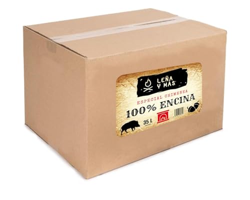 Leña y Más Encina 100  para Chimenea