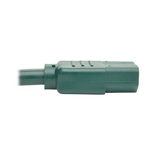 Tripp Lite 6 Ft. Heavy Duty Power Extension Cord, C14 To C13, 15A, 14 Awg, Green (P005-006-Agn) #TOP3