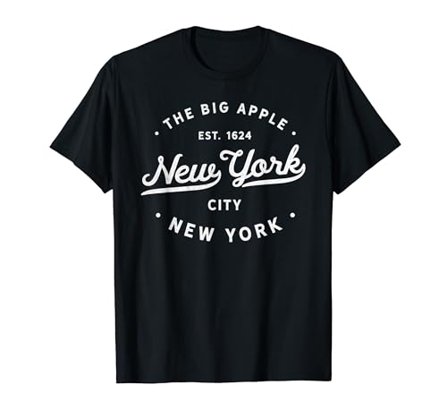 Classic Retro Vintage New York City 1624 USA Big Apple Gift T�V���c