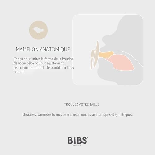 BIBS Colour Size 2: Anatomical 6+ months tétine Fossil / 2 pcs - vue 7