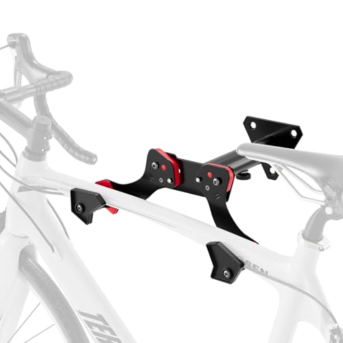 CZMYCBG Soporte de Pared para Bicicletas, Soporte de Almacenamiento Horizontal Ajustable, Percha para 1 Bicicleta Gancho de Garaje(1pcs)