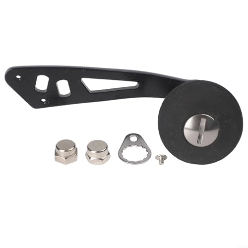 Mango de potencia de EVA de repuesto para carretes de pesca Baitcasting - Agarre ergonómico, construcción robusta de EVA + metal, fácil instalación, negro (B)