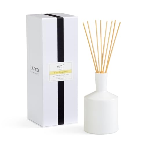 LAFCO New York Classic Reed Diffuser, White Grapefruit - 6 oz - Up to 3 Months...