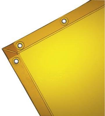 See-Thru Welding Curtains - wilson 6'h x 8'w gold14 mil see-thru curtain