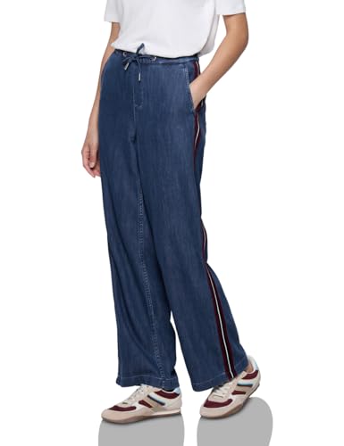 Jean à rayures gallon Street One Studio pour femme en denim léger