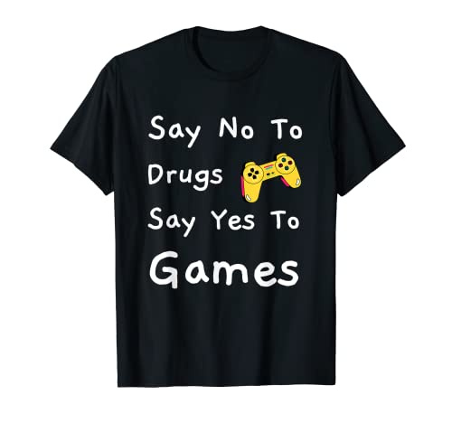 Di no a las drogas, di sí a los juegos Red Ribbon Week 2022 Camiseta