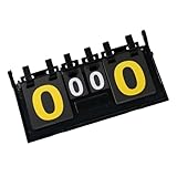 POPETPOP Portable Flipping Score Counter Board Readable Sports Scoreboard for Basketball Football Tennis Badminton Durable Design for Easy Use and Flexibility