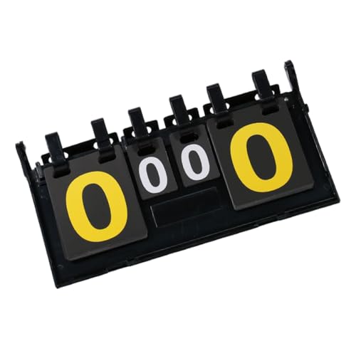 POPETPOP Portable Flipping Score Counter Board Readable Sports Scoreboard for Basketball Football Tennis Badminton Durable Design for Easy Use and Flexibility