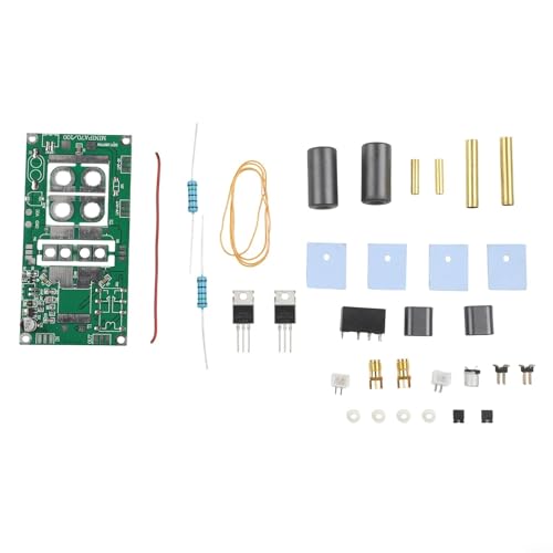 Chiara guida di montaggio: questo kit non assemblato include tutte le parti necessarie per costruire il tuo amplificatore HF da 3,5 30 Mhz; richiede il montaggio dell'utente con attenzione alla corretta gestione del calore poiché nessun dissipatore di calore è incluso nella confezione.