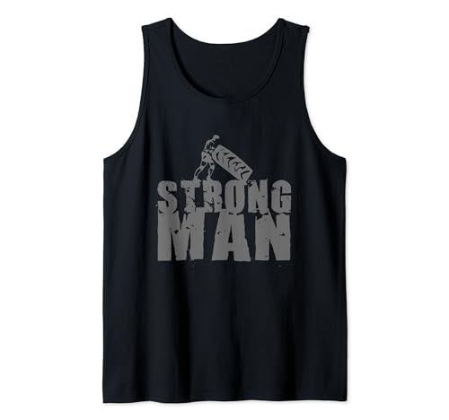 STRONGMAN T SHIRT Powerlifting Gym - Camiseta de entrenamiento de fuerza Camiseta sin Mangas