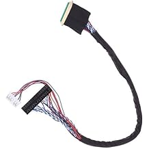 40Pin LED LCD LVDS Display Cable with Two Channel and 6 Bit Interfaces