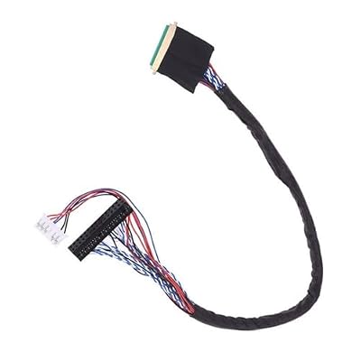 40Pin LED LCD LVDS Display Cable with Two Channel and 6 Bit Interfaces