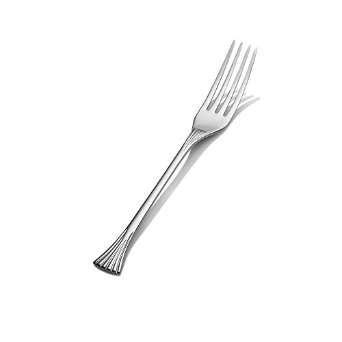 Bon Chef S2806 Stainless Steel 18/8 Mimosa European Dinner Fork, 8-29/64" Length (Pack Of 12) #TOP15