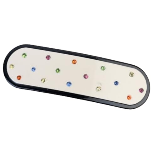 Accessoires de cheveux pince de requin strass coloré et pince à ressort moderne