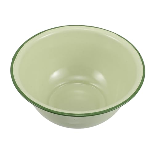 Tazón vintage de esmalte verde claro 1000ml miniatura 1
