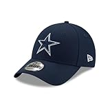 New Era NFL The League 9FORTY Adjustable Hat Cap One Size (US, Alpha, One Size, Dallas Cowboys - Navy, Dallas Cowboys)