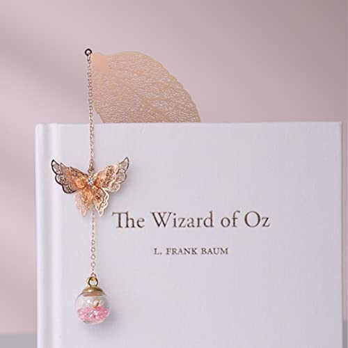 Aimfar Metal Leaf Bookmark Birthday Gift For Teachers Women Butterfly Book Marks Mothers Day Christmas Valentine's Day Teacher Gifts For Women Readers Lady Her Mom Librarian Book Lovers #TOP2