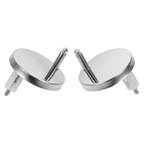 ULTECHNOVO 2pares Tornillos Fijación Asiento Inodoro Tornillo Rápido Desmontaje Con Plástico y Tacos De Expansión De Goma Kit Repuesto Resistente Para Montaje Tapa Wc