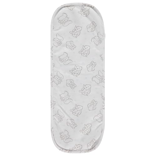 Disney Baby Burp Cloths 3 Pack – 100% Cotton – Mickey Mouse, Minnie Mouse, Winnie The Pooh, Dumbo – Soft & Absorbent Newborn Essentials for Boys & Girls4
