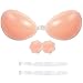 Chalier Soutiens-Gorge, Silicone Adhésif Soutien Gorge avec 1 Paires de Cache-tétons et Bretelles Amovibles pour Robe Dos Nu, Cup B