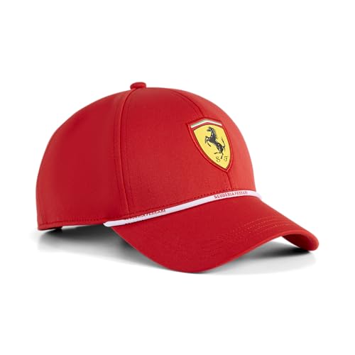 PUMA Scuderia Ferrari F1 Classic Logo Cap - Rosso Corsa - One Size Fits Most