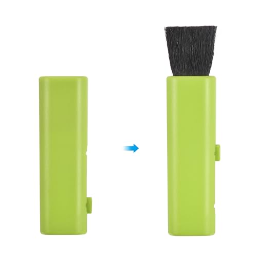 sourcing map 3 Stück Tastatur Reinigungsbürste Mini Teleskop Fensternut für Laptop Computer Tastatur Fenster Grün