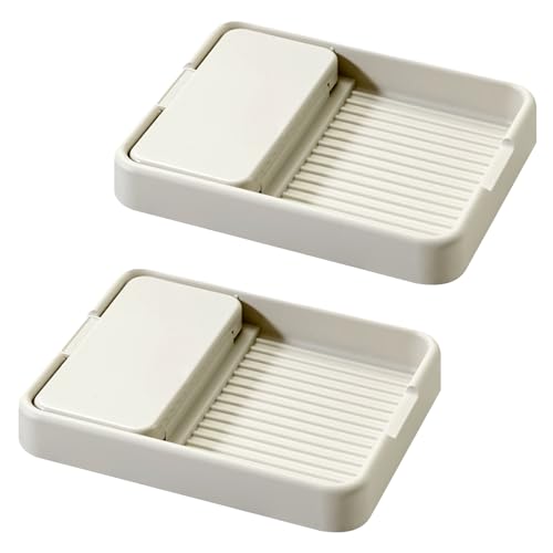 Wisebom 2 Pcs Foldable Pot Lid Holder and Spoon Rest for Stove Top with Drip Pad