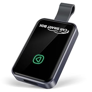 Adaptador inalámbrico CarPlay para iPhone de Apple, convertidor de fábrica con cable a inalámbrico, conexión automática, cero retardo, compatible con asistente de voz, compatible con automóviles con