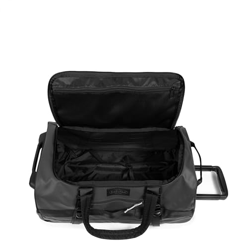 Image of Eastpak Duffel Pack Wheel S - 38L Wheeled Duffel with Telescopic Handle, Convertible Backpack Straps, Weatherproof Finish & Gear Loops