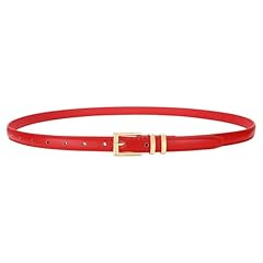 Red Bright Gold Buckle